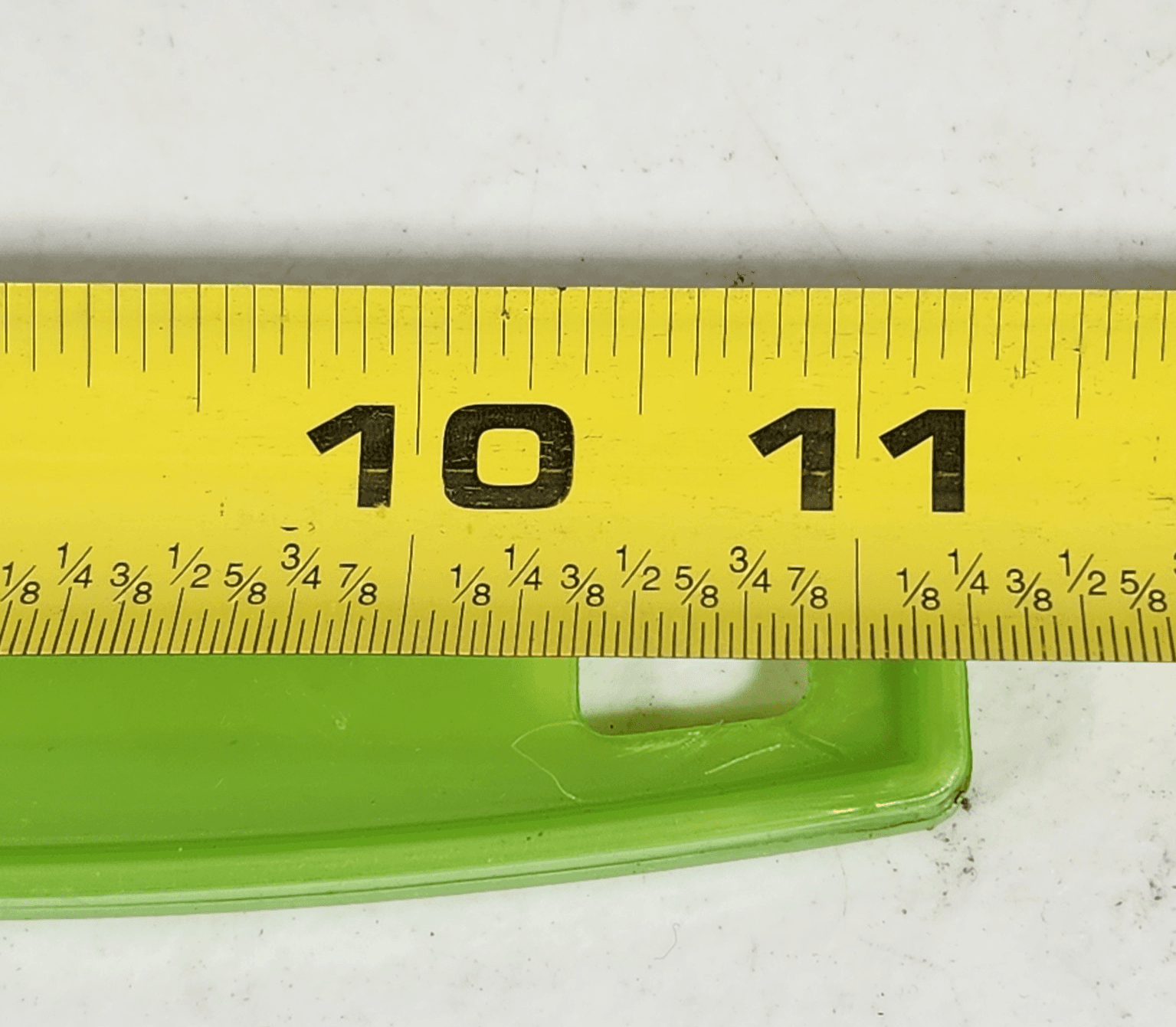 Vintage Plastic Vanity Hand Mirror Green 11” - Thumbnail 6