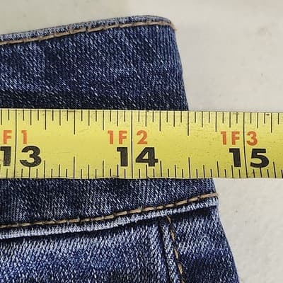 D.Jeans Skinny Fit Women's Jeans Size 4 Blue Denim Mid Rise Pants - Thumbnail 2