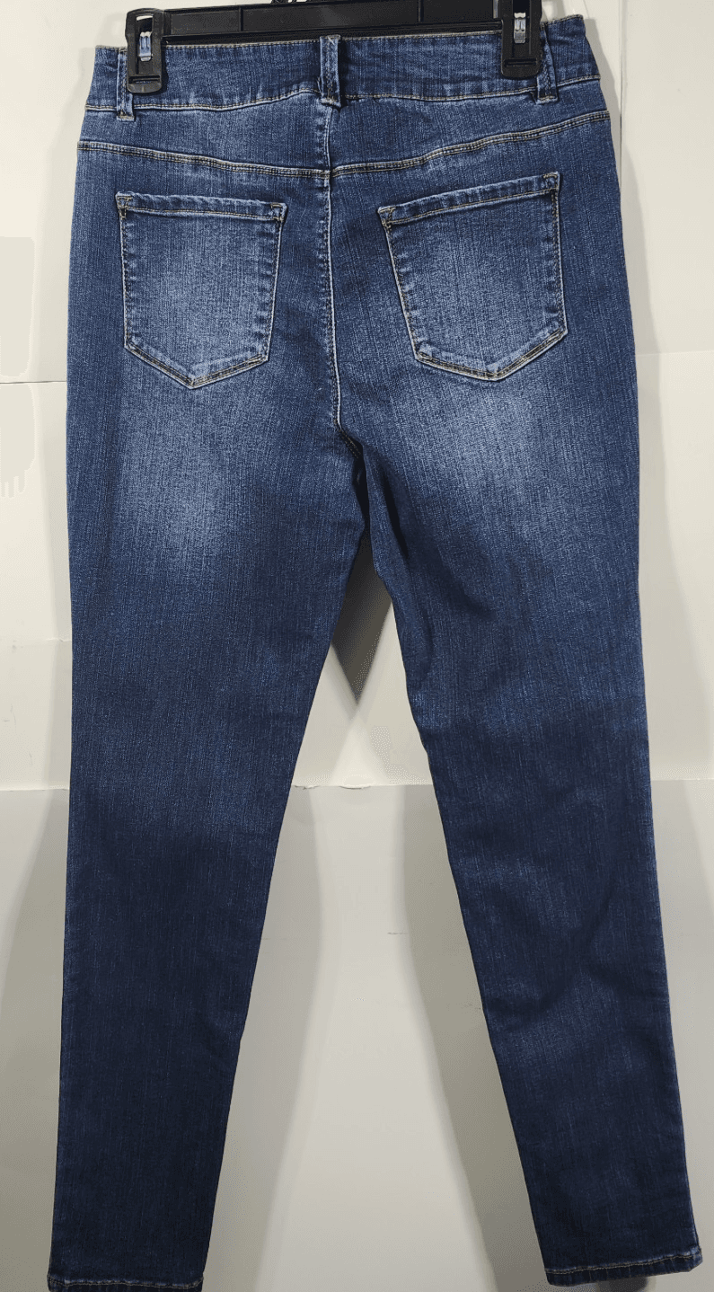 D.Jeans Skinny Fit Women's Jeans Size 4 Blue Denim Mid Rise Pants - Thumbnail 4