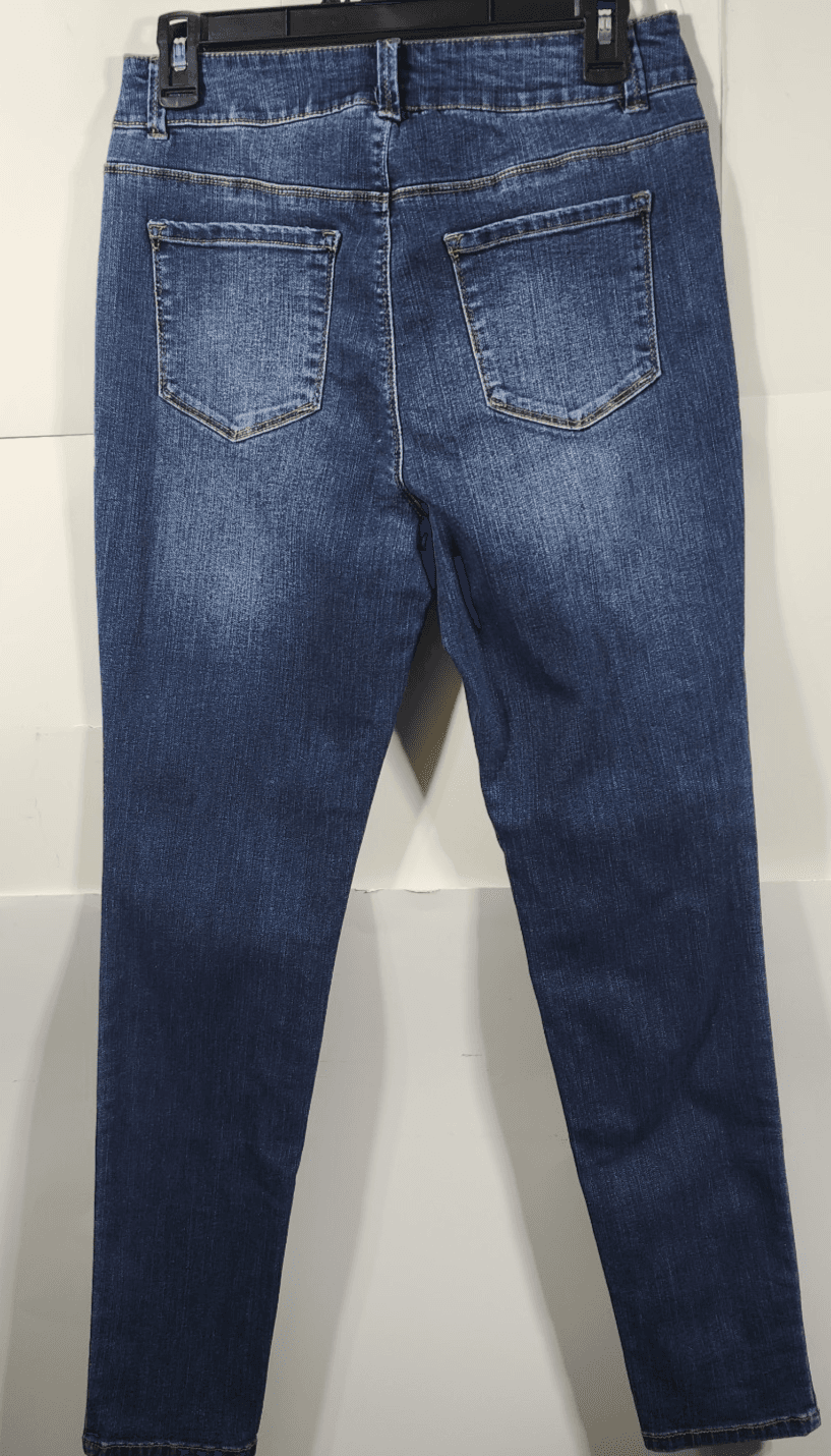 D.Jeans Skinny Fit Women's Jeans Size 4 Blue Denim Mid Rise Pants - Thumbnail 6