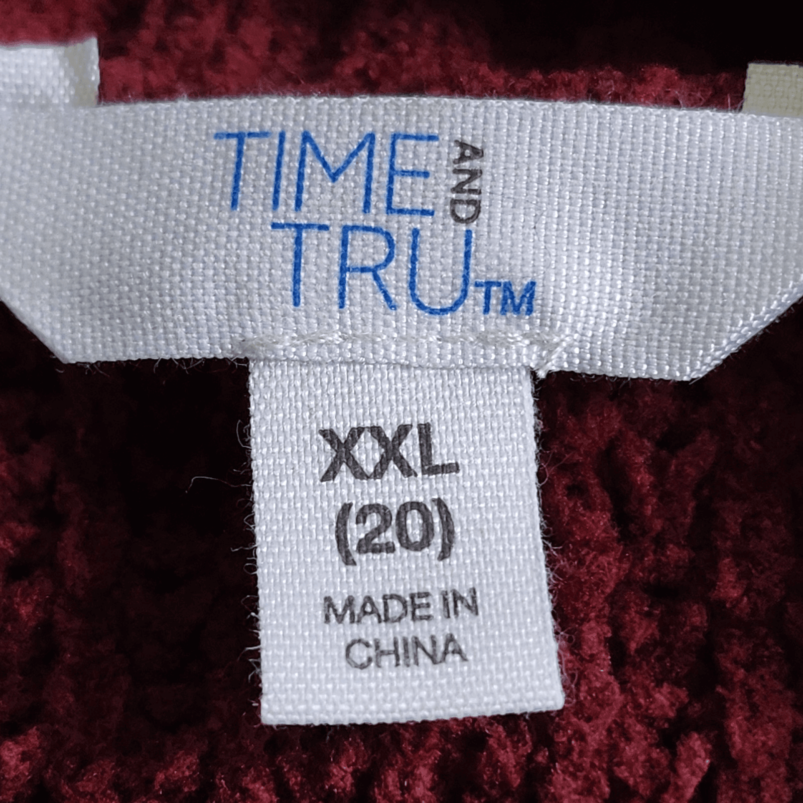 Time And Tru Women's Open Front Chenille Cardigan Sweater Size XXL NEW - Thumbnail 7
