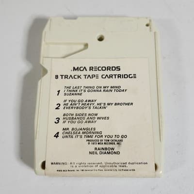 Neil Diamond 8 track tape 1973 Rainbow MCA - Thumbnail 4