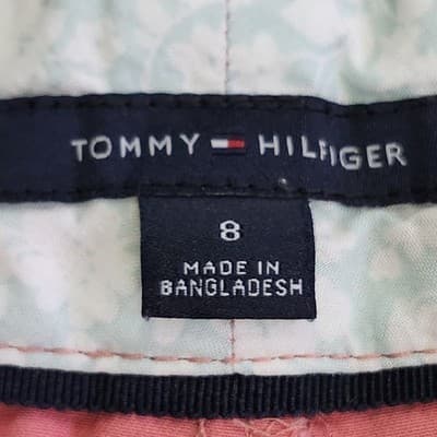 Tommy Hilfiger Women’s 8 Bermuda Shorts Pink With Pockets - Thumbnail 7