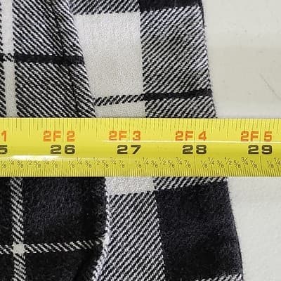 Urban Outfitters Men's M Shirt Psyche Out Sleeve Graphic Flannel Button Up - Thumbnail 3