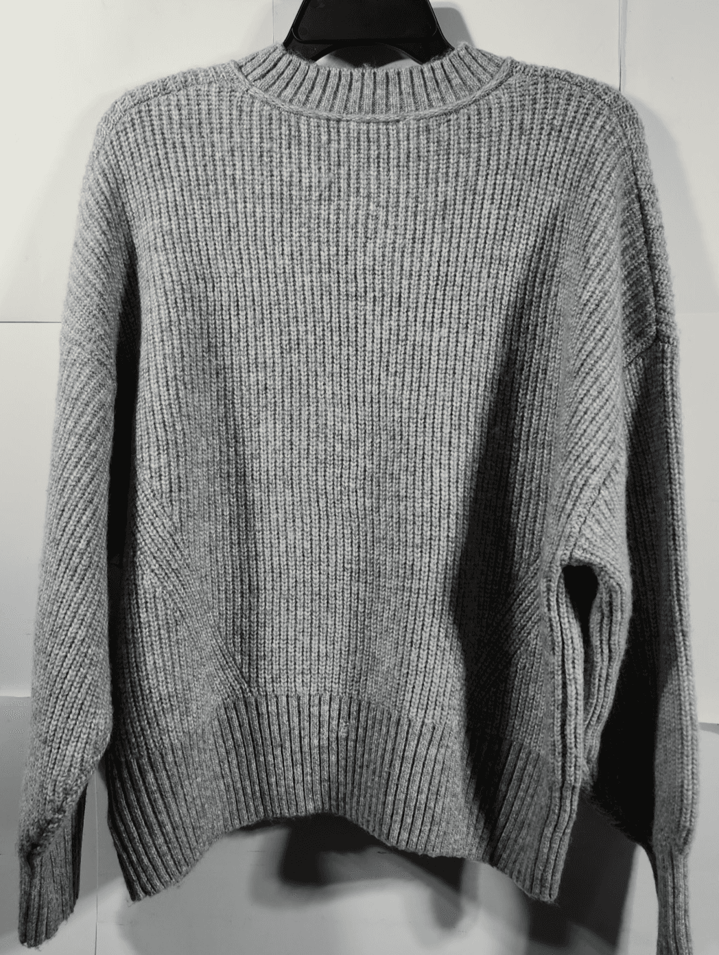 Time and Tru Women's XL Sweater Gray Long Sleeve Pullover NEW - Thumbnail 4