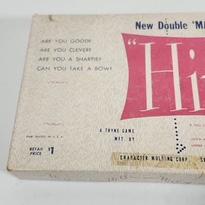 Vintage Hi-Q Double Master Set Game by Tryne Sales 1954 - Thumbnail 4