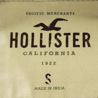 Hollister Men's S Shirt Hoodie Button Down Red Blue Plaid Long Sleeve - Thumbnail 7