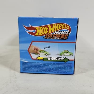 Hot Wheels Pullback Speeders Volkswagen Beetle Type 1 Kafer Car Toy NEW - Thumbnail 6