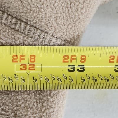 Anthony Richards Women's Plus Size 5X Fleece Jacket Tan / Beige Hooded Coat Top - Thumbnail 2