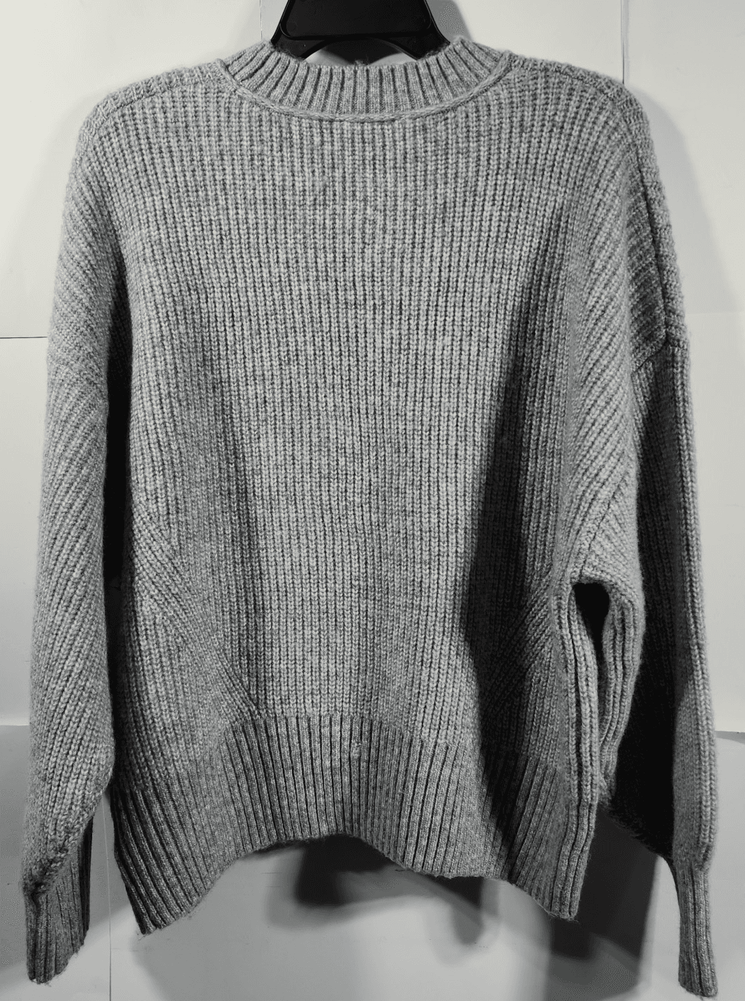 Time and Tru Women's XL Sweater Gray Long Sleeve Pullover NEW - Thumbnail 6