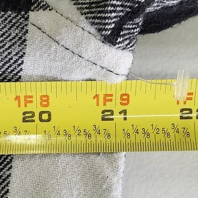 Urban Outfitters Men's M Shirt Psyche Out Sleeve Graphic Flannel Button Up - Thumbnail 2