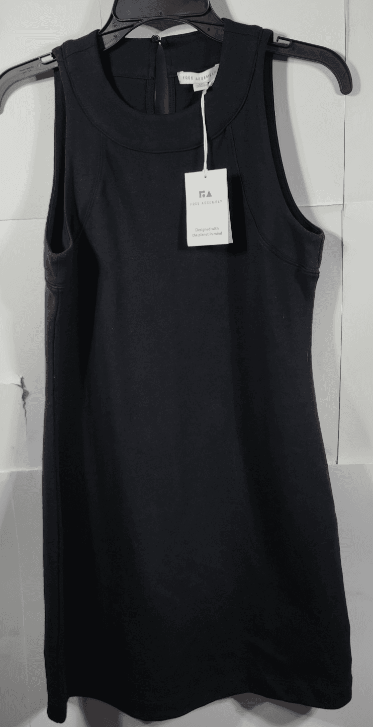 Free Assembly Women's XS Mini Dress Black Sleeveless NEW - Thumbnail 5