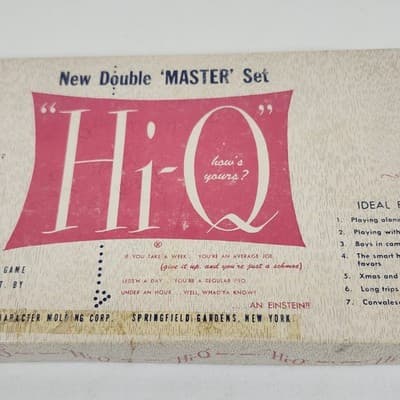 Vintage Hi-Q Double Master Set Game by Tryne Sales 1954 - Thumbnail 5