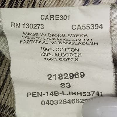 Lee Dungarees Men's Shorts Size 33 Cargo Plaid Hiking Outdoor - Thumbnail 8