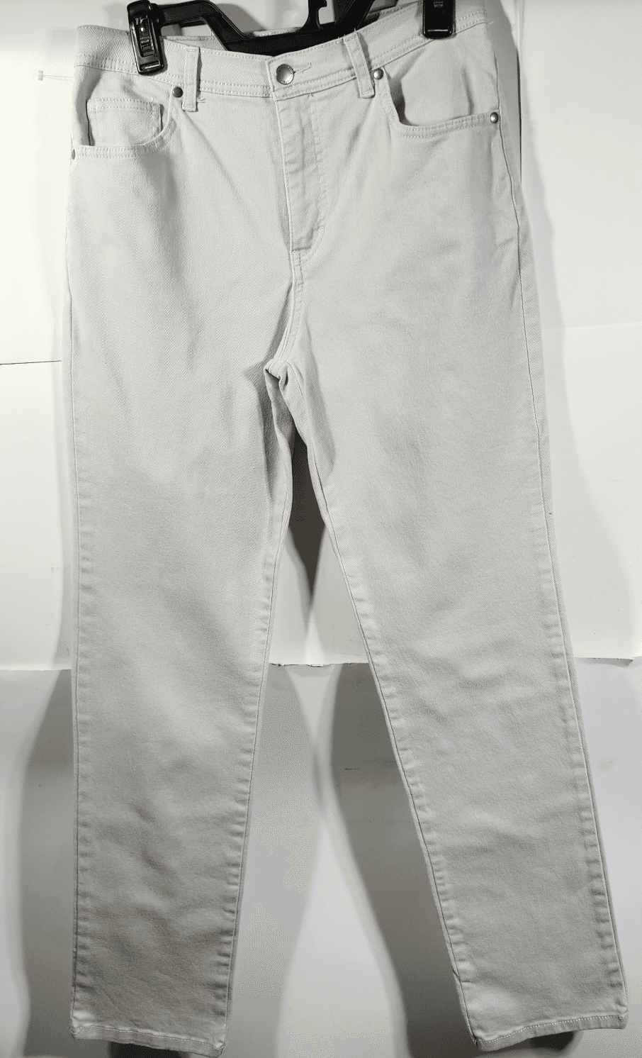 Charter Club Women's Size 6 Classic Straight Leg Jeans Beige - Thumbnail 5