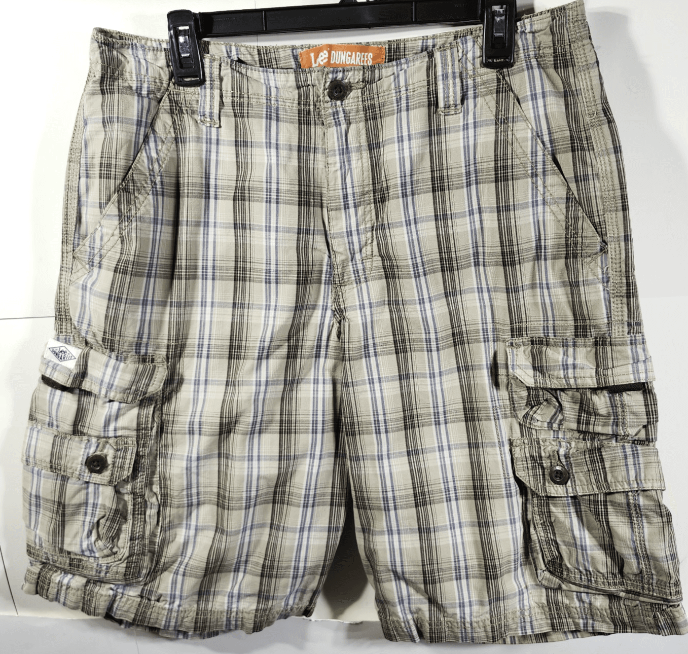 Lee Dungarees Men's Shorts Size 33 Cargo Plaid Hiking Outdoor - Thumbnail 5