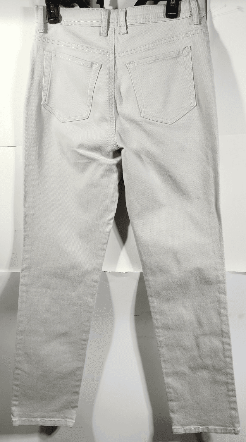 Charter Club Women's Size 6 Classic Straight Leg Jeans Beige - Thumbnail 4