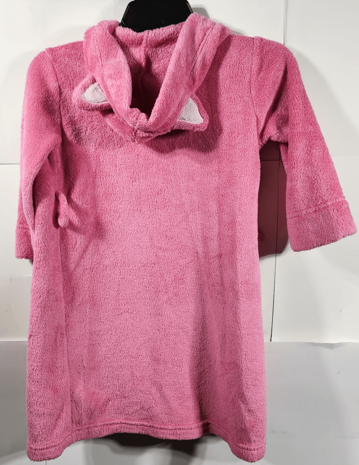 Girls XS 4-5 Pink Bath Robe Cat Graphic Fleece Joe Boxer - Thumbnail 4