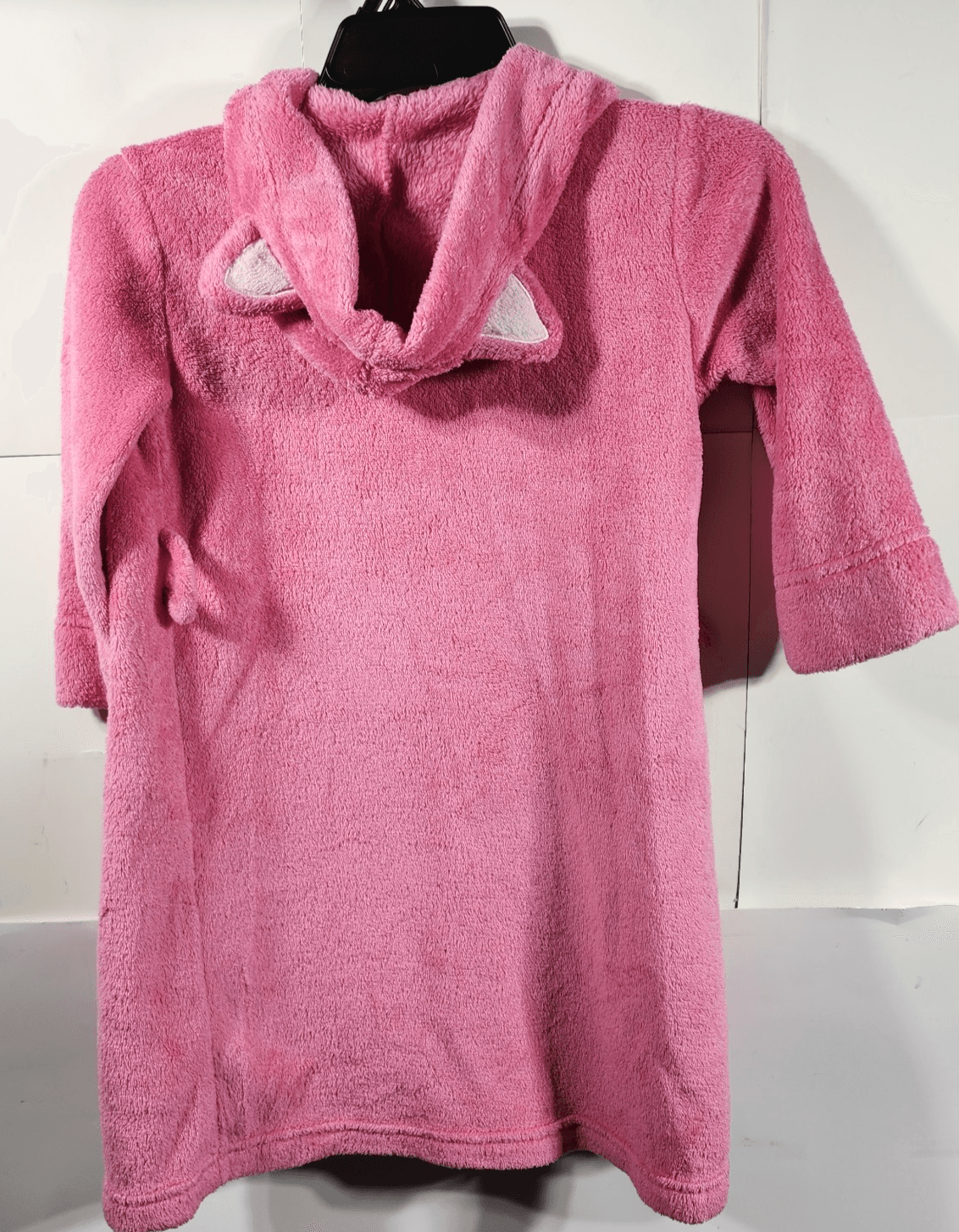 Girls XS 4-5 Pink Bath Robe Cat Graphic Fleece Joe Boxer - Thumbnail 6