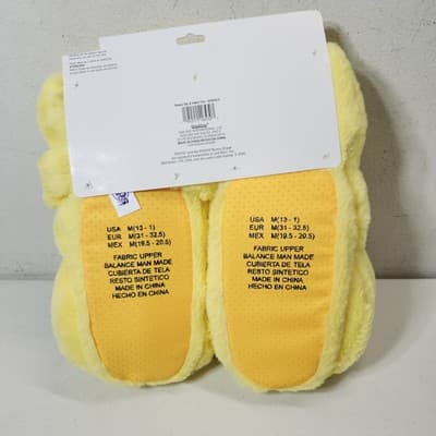Peeps Slippers & Headband Yellow Child Size Medium 13-1 NEW - Thumbnail 6