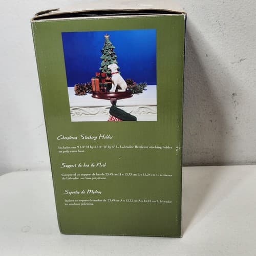 Seasonal Elements Christmas Tree Statue With Dog & Presents Home Decor - Thumbnail 10