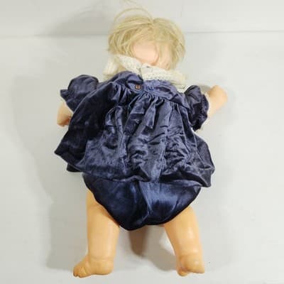 1984 Hasbro Real Baby J Turner Sleeping Closed Eyed Blonde Hair Weighted Doll - Thumbnail 11