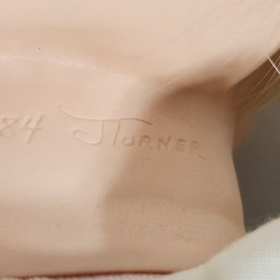 1984 Hasbro Real Baby J Turner Sleeping Closed Eyed Blonde Hair Weighted Doll - Thumbnail 13