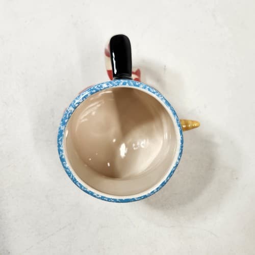 Hallmark Mitford Percy Snowman Ceramic Coffee Mug Cocoa Checkered Christmas - Thumbnail 9