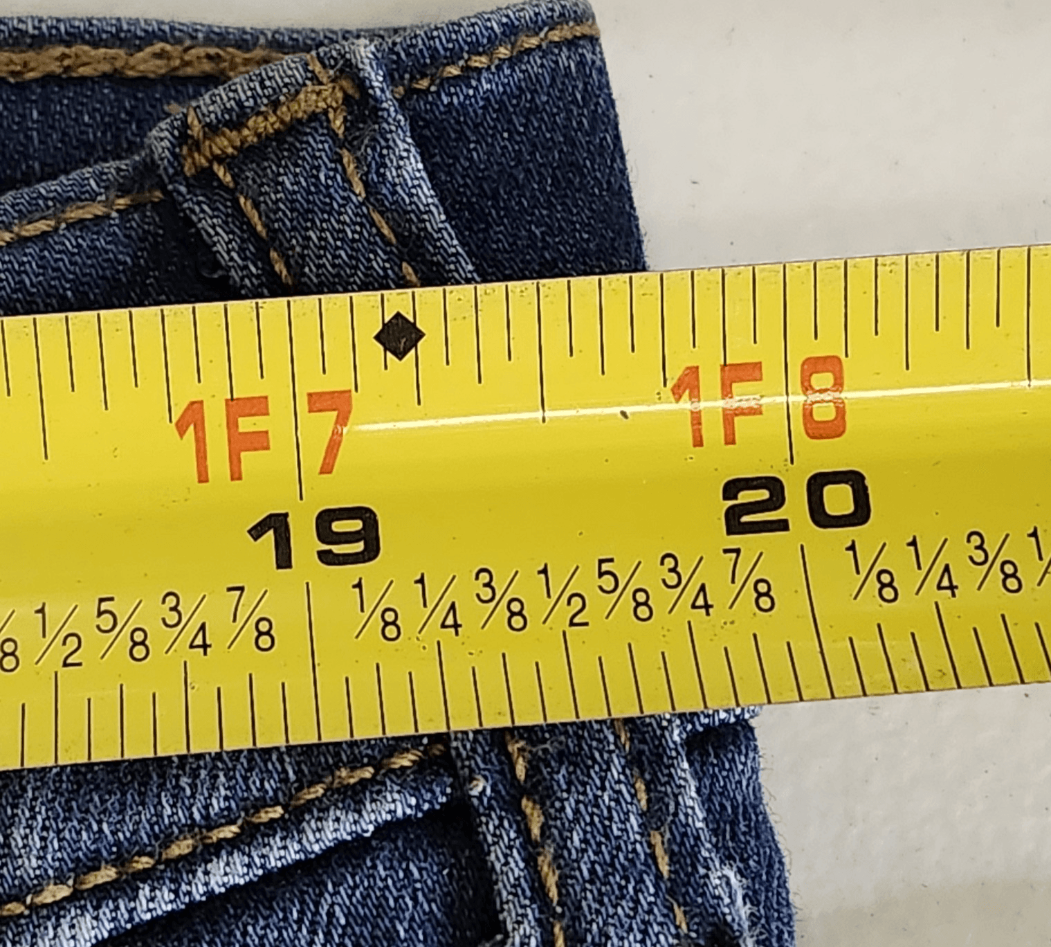 Time & Tru Women's XXL Maternity Jeans Straight Leg Blue Denim Stretch Pants NEW - Thumbnail 2