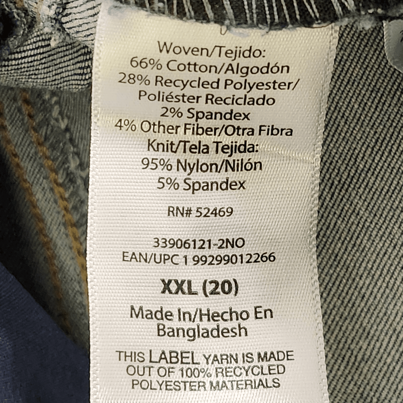 Time & Tru Women's XXL Maternity Jeans Straight Leg Blue Denim Stretch Pants NEW - Thumbnail 10