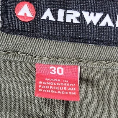 Airwalk Men's Cargo Shorts Size 30 Green 100% Cotton Side Pockets NEW - Thumbnail 9