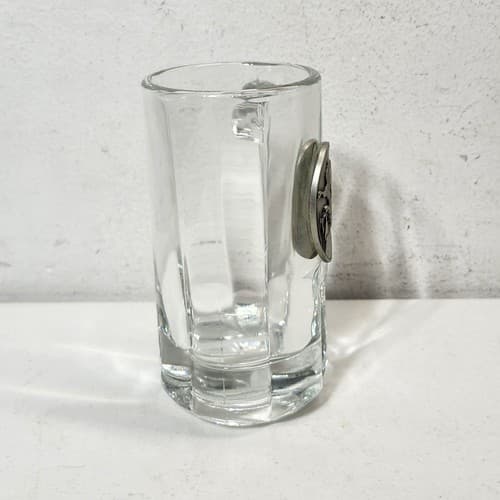 Fort Glass Beer Mug With Pewter Duck Badge Drinking Cup With Box - Thumbnail 8