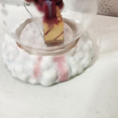 Winter Follies Santa Globe Candle Holder Lamp Holiday Xmas Home Decor - Thumbnail 11