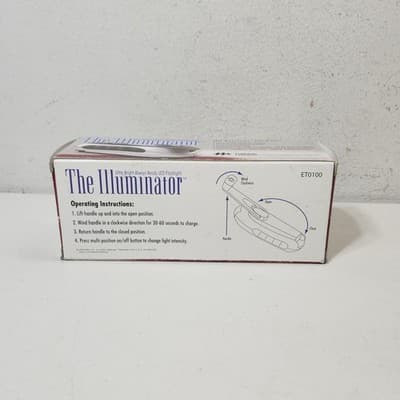 Emergency Hand Crank LED Flashlight The Illuminator Ultra Bright Be Prepared - Thumbnail 4