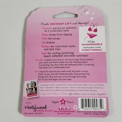Hollywood Fashion Secrets Bra Converting Clips - Thumbnail 4
