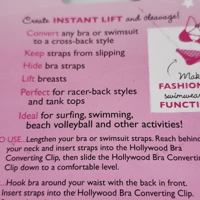 Hollywood Fashion Secrets Bra Converting Clips - Thumbnail 5