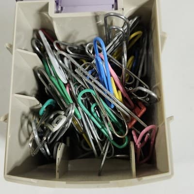 Vintage Canon Desk Paper Clip Storage Holder Case - Thumbnail 6