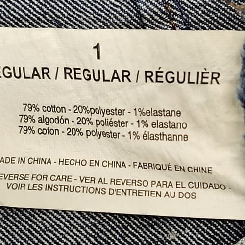 Energie Women's Jeans Size 1 Wide Leg Blue Denim Pants NEW - Thumbnail 8