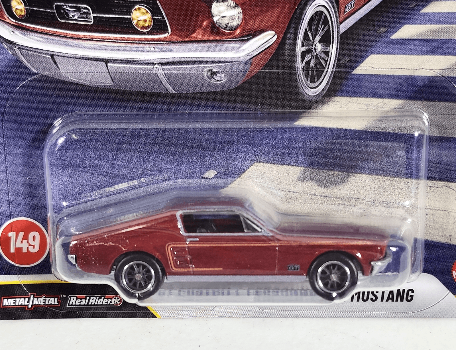 2026 Hot Wheels Premium Boulevard '67 Ford Custom Mustang Red Car 1/64 Toy NEW - Thumbnail 2