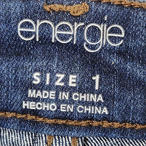 Energie Women's Jeans Size 1 Wide Leg Blue Denim Pants NEW - Thumbnail 7