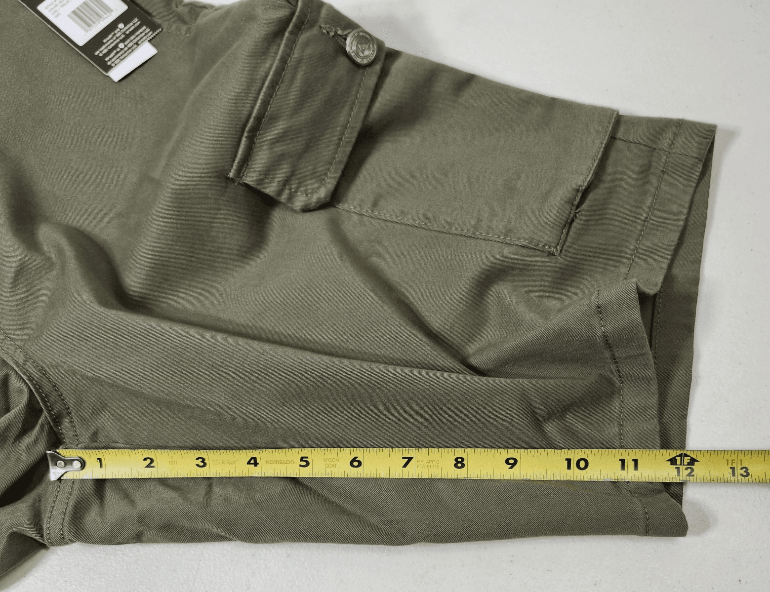 Airwalk Men's Cargo Shorts Size 30 Green 100% Cotton Side Pockets NEW - Thumbnail 3