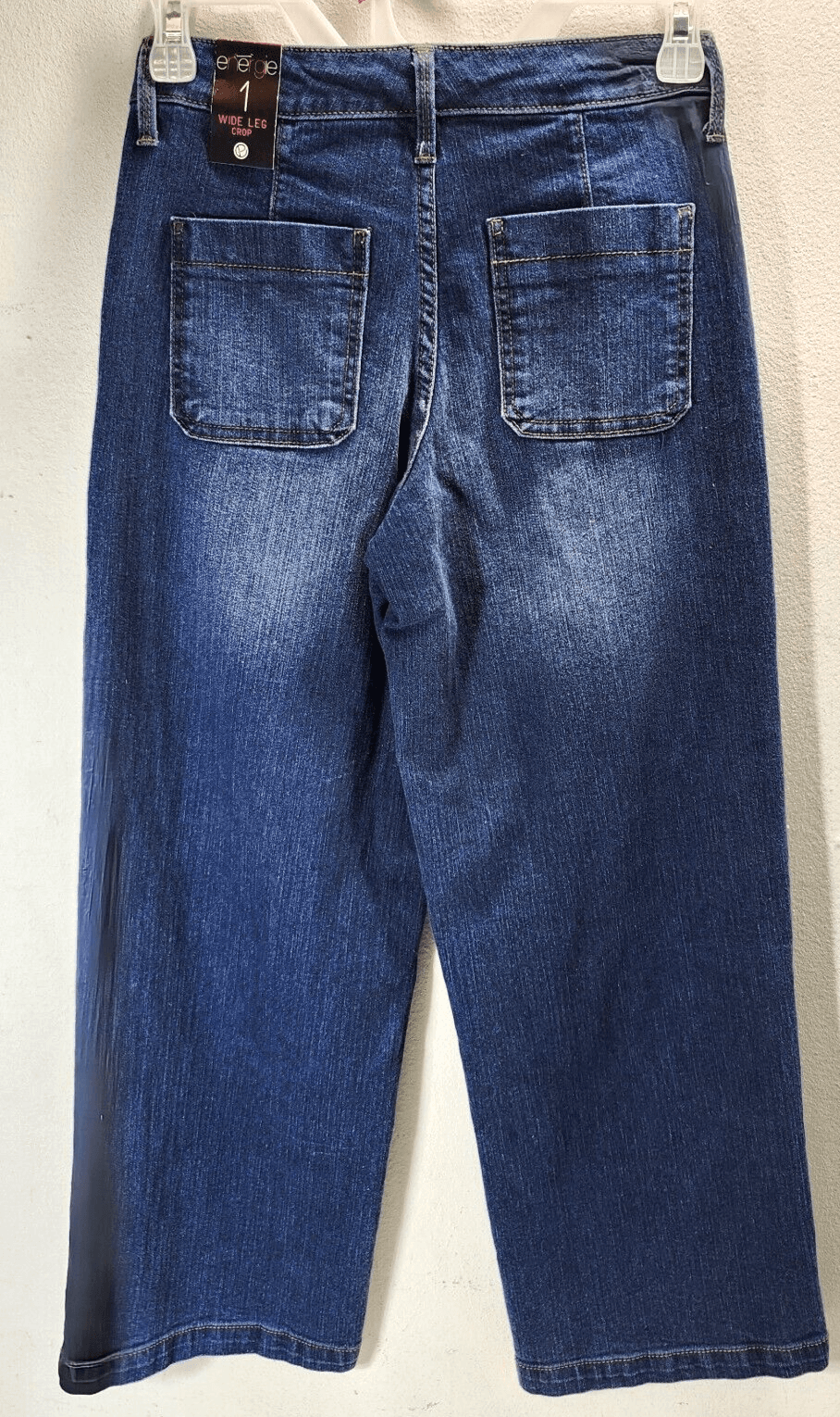 Energie Women's Jeans Size 1 Wide Leg Blue Denim Pants NEW - Thumbnail 6