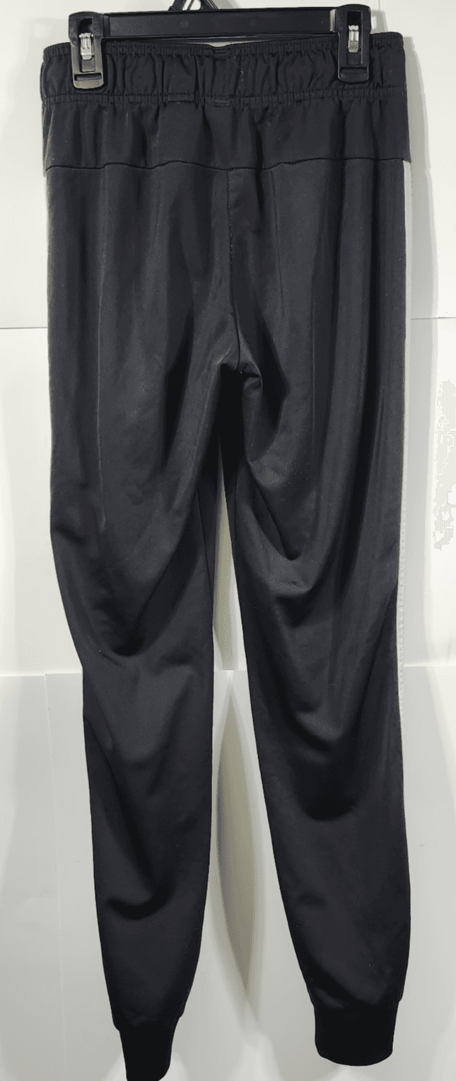 Adidas Pants Women's XS Black Track White 3 Stripe Athletic Training - Thumbnail 4