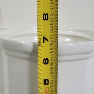 Pfaltzgraff Heritage White Utensil Holder 6.75" Ceramic White - Thumbnail 5