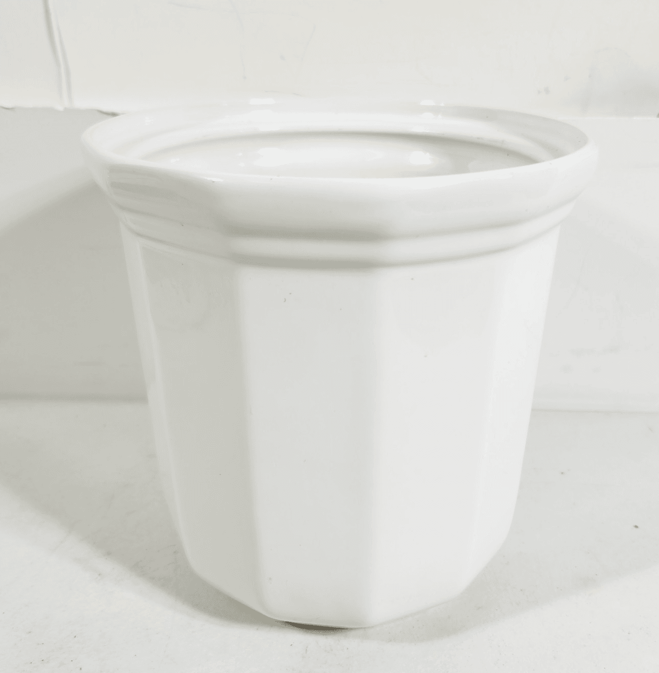 Pfaltzgraff Heritage White Utensil Holder 6.75" Ceramic White