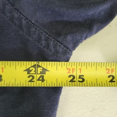 Flyshacker Cotton Shirt Mens Size Large Blue Button Up Long Sleeve Pockets - Thumbnail 2