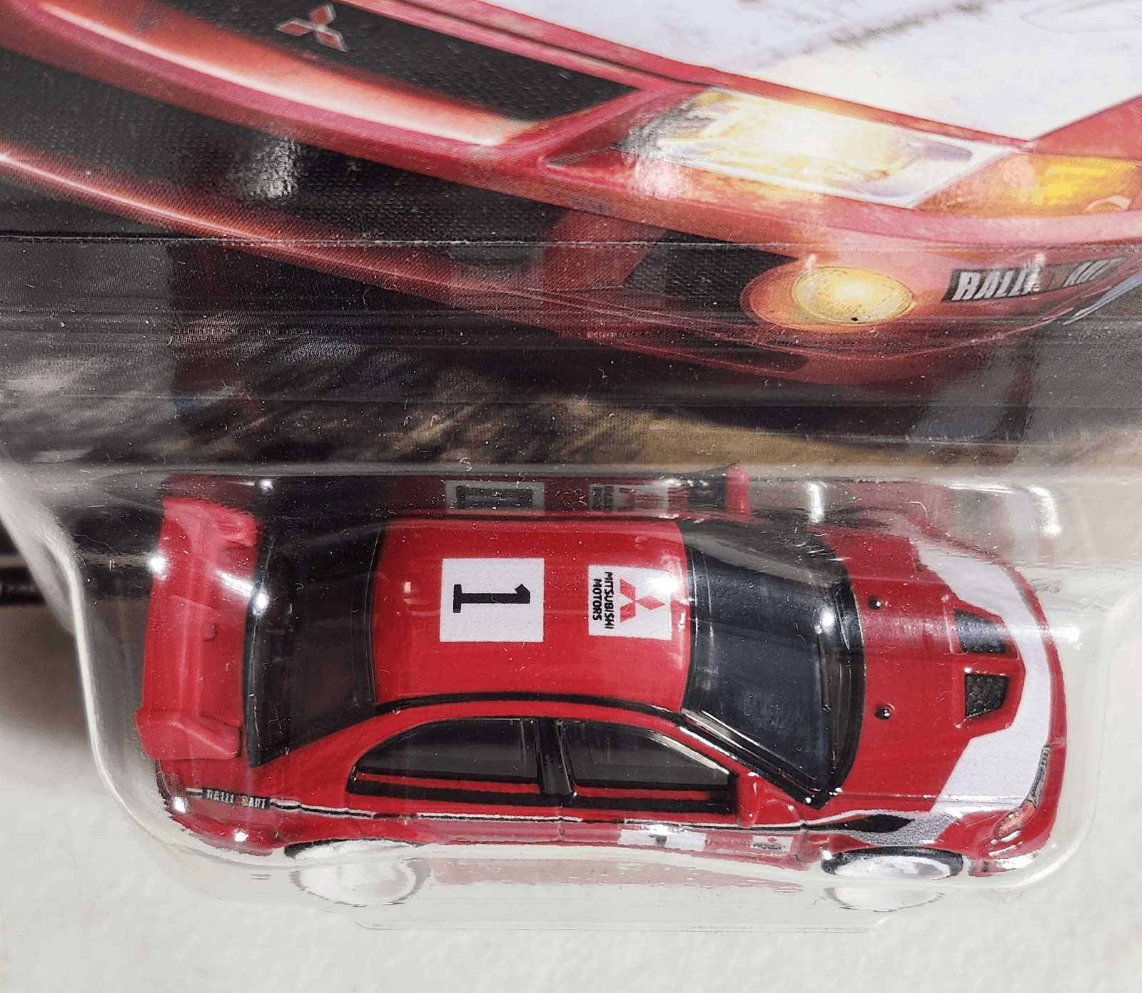 2026 Hot Wheels Mitsubishi Lancer Evolution VI Thrill Climbers Red Car 1/64 Toy - Thumbnail 3