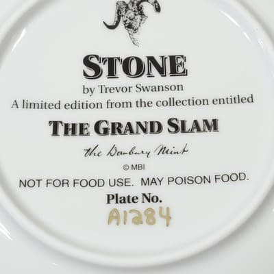 Danbury Mint Sheep Collector Plate The Grand Slam by Trevor Swanson - Thumbnail 5