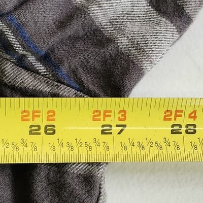 Eddie Bauer Shirt Men's XLT Button Up Relaxed Fit Long Sleeve Striped Gray Blue - Thumbnail 2