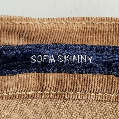 Lucky Brand Women's 10 Pants Sofia Skinny Corduroy Mid Rise Stretch Brown - Thumbnail 8